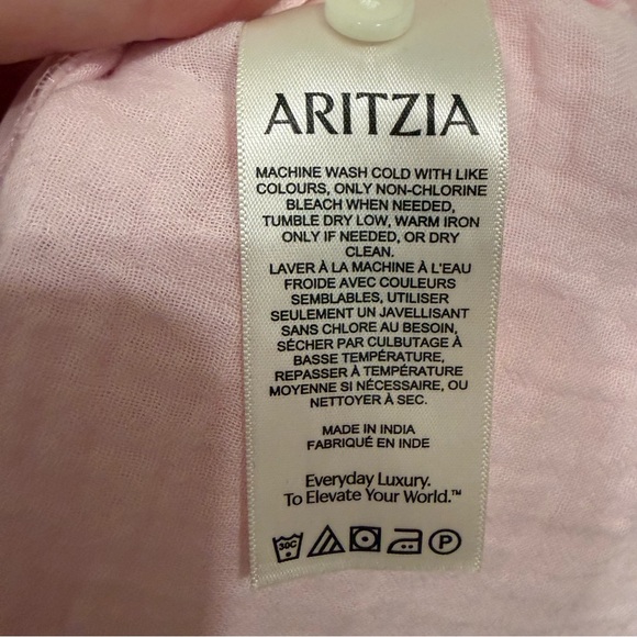 Little Moon Aritzia AirPlush Cotton Elysium Light Pink Sleeveless Romper XL - Picture 9 of 10